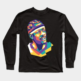 ALLEN IVERSON Art Design WPAP Long Sleeve T-Shirt